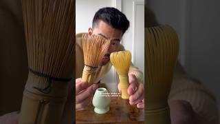 Plastic vs bamboo matcha whisk What’s better [upl. by Shirleen977]