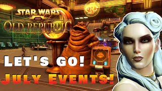 SWTOR July InGame Events [upl. by Ahsin]