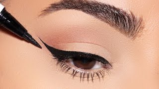 How to PERFECT WINGED EYELINER every single time Simple Beginner Friendly Technique [upl. by Mcripley]