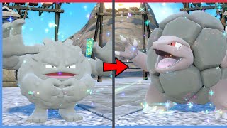 How to Evolve Graveler into Golem in Pokemon Scarlet amp Violet DLC [upl. by Frohne331]