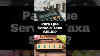 Para Que Serve a Taxa SELIC Entendendo a Economia 💵 selic economia dinheiro taxas [upl. by Herby]