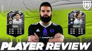 MURIEL 87 E DARMIAN 87 SHOWDOWN  FIFA 22 PLAYERS REVIEW [upl. by Gothard551]