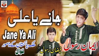 New Qasida Jany Ya Ali Ali By Iman Rasool Faizan Rasool Qawal [upl. by Nilrah]