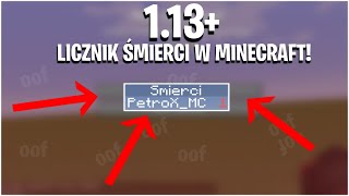 JAK USTAWIĆ LICZNIK ŚMIERCI W MINECRAFT 113 [upl. by Jaal]