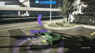 GTA 5 time trial LSIA II  HSW Ron Alternates  Construction site II RC [upl. by Poulter]