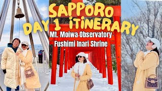 LETS GO TO MTMOIWA amp FUSHIMI INARI IN SAPPORO JAPAN DAY 1 ITINERARY [upl. by Barrett328]