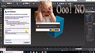A problem has caused in 3ds Max 2014 to which closed unexpectedly [upl. by Nivej]