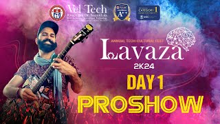 Vel Tech Lavaza 2K24 Annual Techfest  Day 1  21st March 2024 [upl. by Keavy]