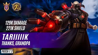 129K DAMAGE 221K SHIELD Tariiiiik TORVALD PALADINS COMPETITIVE GRANDMASTER THANKS GRANDPA [upl. by Della]