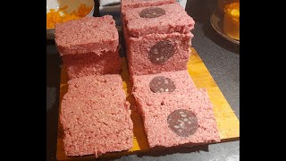 HOW TO MAKE SCOTTISH LORNE SAUSAGE WITH OR WITHOUT BLACK PUDDING [upl. by Netniuq]