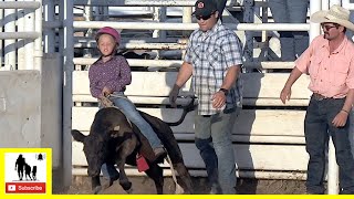 Calf Riding  2022 Saints Roost Jr Ranch Rodeo  Thursday [upl. by Yoj4]