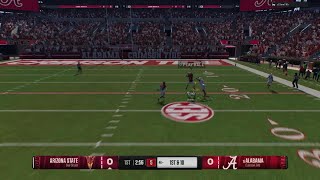 EA SPORTS College Football 25  Domani Jackson Pick Six  Alabama Football [upl. by Aoh]