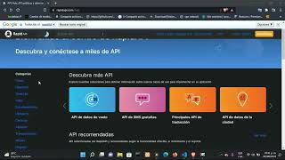 APIS sitio web para consumo RapidApi [upl. by Orimar]