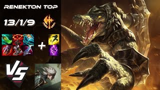 TOP Renekton vs Camille  NA Challenger Patch 1414 [upl. by Nezam]