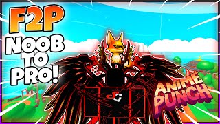 EP2  NOOB to PRO F2P  Anime Punch Simulator [upl. by Ialohcin]