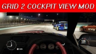 Grid 2 In Car View  Cockpit View Mod [upl. by Hsinam]