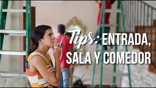 TIPS PARA MEJORAR TU ENTRADA SALA Y COMEDOR [upl. by Semela212]