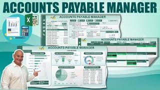 How To Track All Of Your Bills amp Payments With This Excel Accounts Payable Manager FREE Download [upl. by Drais]