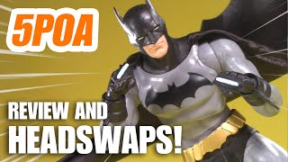 BATMAN REBORN HEAD SWAPS McFarlane Toys DC Multiverse Dick Grayson Action Figure Review [upl. by Ahsekad193]