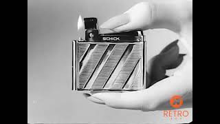 Schick Butane Lighter Commercial 1950s [upl. by Hsatan627]