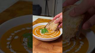 CREAMIEST Roasted Tomato and Pepper Soup Recipe of 2024 Easy amp Vegan [upl. by Theurer]