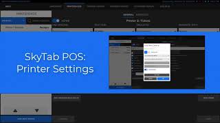 SkyTab POS Hardware Settings [upl. by Ehcor]