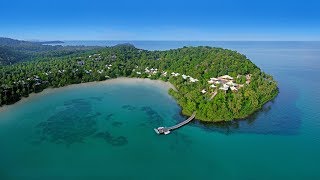 Soneva Kiri best resort in Thailand  aerial drone 4K video [upl. by Refinney]