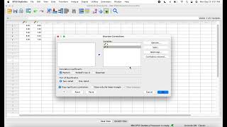 How to Run a Bivariate Correlation in SPSS [upl. by Fasto]