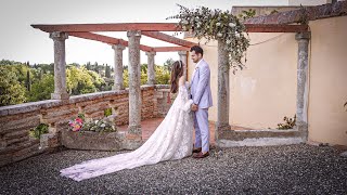 Video de boda con dron en el Castillo San Ruffino Pisa [upl. by Debarath]