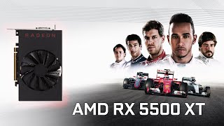 AMD RX 5500 XT 4GB  F1 2015 2015 [upl. by Airotkiv]