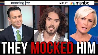 The Moment MSNBC Changed EVERYTHING For Russell Brand [upl. by Bradway]