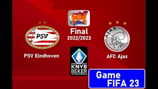 KNVB Beker  Oranje Beker 202223  PSV Eindhoven vs AFC Ajax [upl. by Llenrahs]