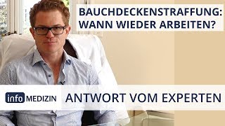 Bauchdeckenstraffung Was ist danach zu beachten  Expertenantwort von Dr Kiermeir [upl. by Ahsekam]