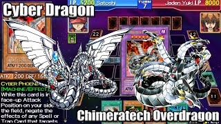 YuGiOh GX Tag Force  Chimeratech Overdragon Cyber Dragon [upl. by Milas]