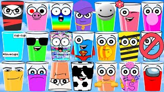 FIND THE CUPS 💖 ROBLOX 💖All Badges 75 [upl. by Savart]