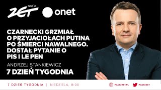 Czarnecki grzmiał o przyjaciołach Putina po śmierci Nawalnego Dostał pytanie o PiS i Le Pen [upl. by Assenar897]