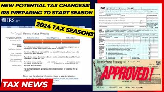 2024 IRS TAX REFUND UPDATE  UPDATED TAX CHANGES Refund Delays Amended Returns ID Verification [upl. by Attenauq]