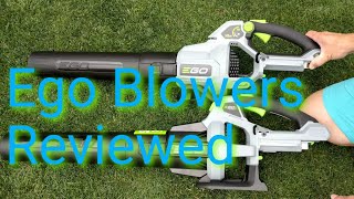 EGO Blower Review and Comparison 580v530 [upl. by Acimot]