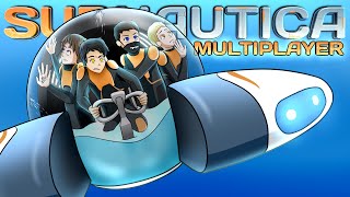 SUBNAUTICA WITH FOUR IS PURE CHAOS  Subnautica Multiplayer [upl. by Flossie]