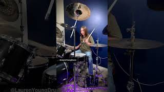 Muse  Uprising Drum Cover  Drummer Cam Performed LIVE by Female Teen Drummer Lauren Young [upl. by Zeuqcaj]