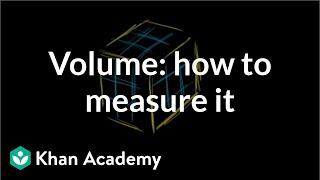 Volume how to measure it  Measurement  PreAlgebra  Khan Academy [upl. by Ordnazil]