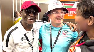 USA Coach Mike Friday congratulates Kenya Sevens on regaining core status [upl. by Eirehc]