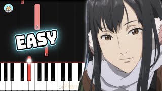 Parasyte OST  quotNext to Youquot  EASY Piano Tutorial amp Sheet Music [upl. by Jahdai988]