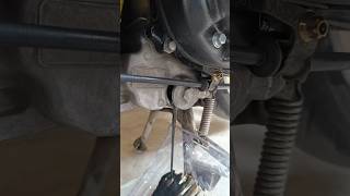 the process of changing engine oil on a vario motorbike vario oilchange [upl. by Jenine]