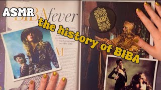 ASMR The history of iconic 1960s70s fashion store BIBA whispered reading page turning sounds [upl. by Ettenhoj]