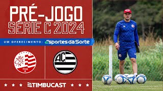 PRÉ JOGO  Náutico x Athletic  Campeonato Brasileiro Série C 2024 [upl. by Elynad272]