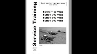 Fendt 400 700 800 900 Vario  Basic Training Manual [upl. by Garceau]