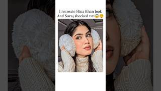 😱Suraj shocked my Hina Khan look 🤗suyash suyashfamily [upl. by Benedetta]