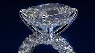 Outstanding Emerald Cut Diamond Ring 💎 Liori Diamonds  Visualization Animation [upl. by Ecnarrot271]