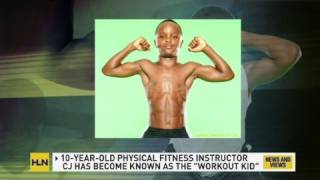 CNN 10yearold CJ Senter is a workout wonder [upl. by Anehs356]